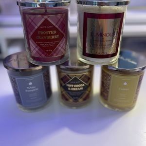 🕯️BBW single wick candle bundle!🕯️